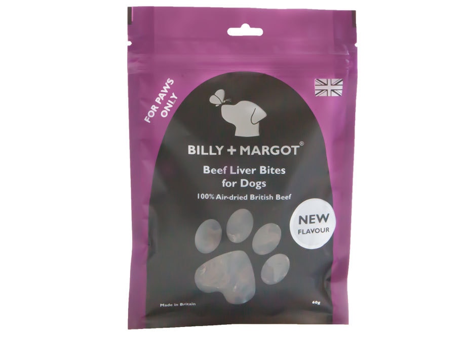 Billy & Margot Beef Liver Bites Dog Treats - 60g